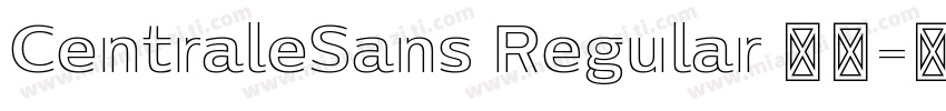 CentraleSans Regular 普通字体转换
